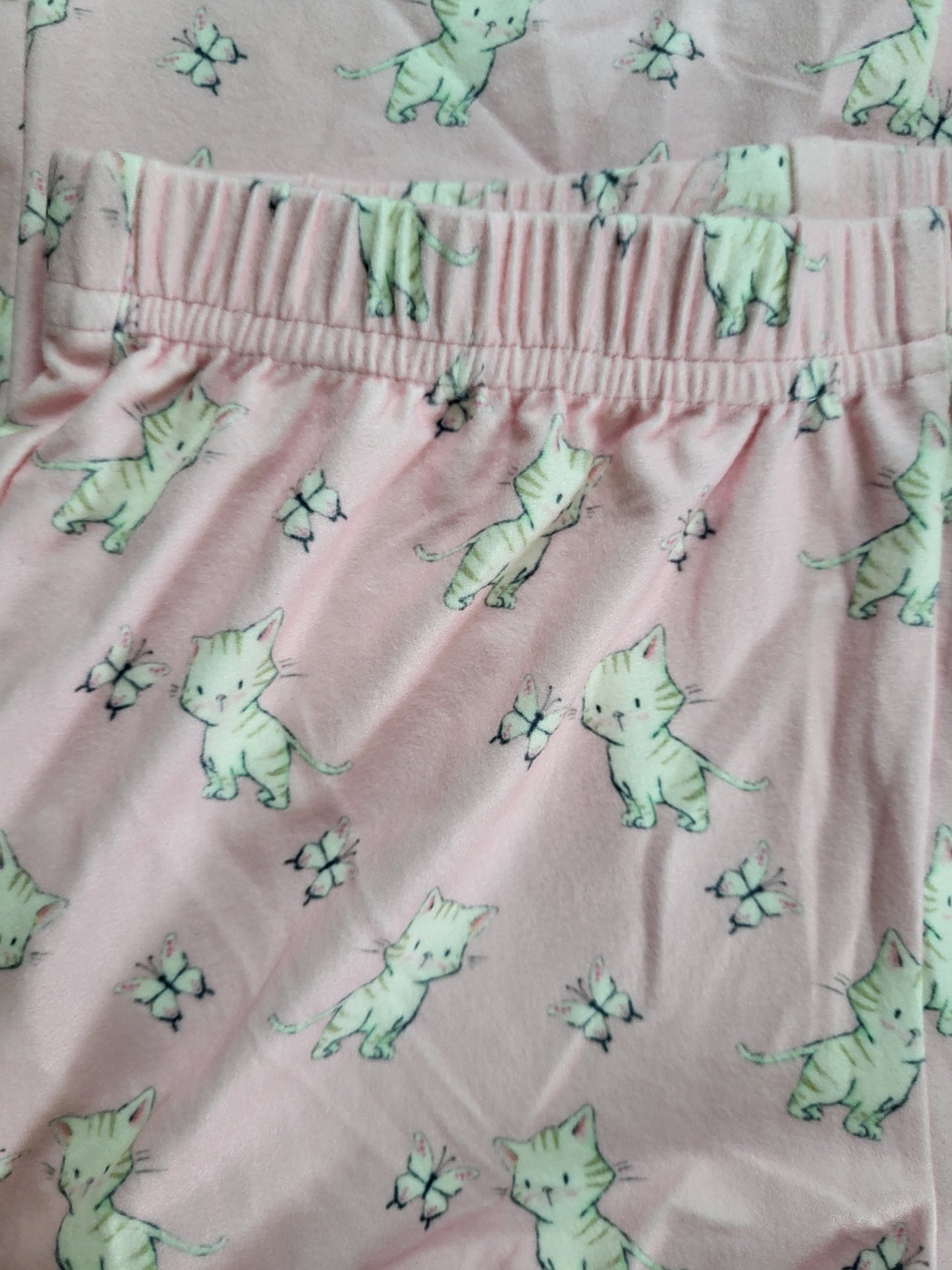 Charlie's Project Cute Kittens Flutter Sleeve Pajamas