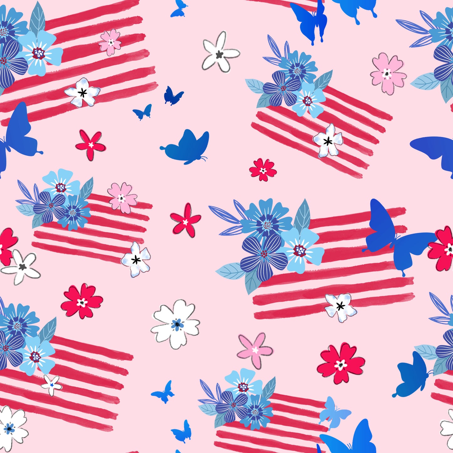 Love & Sprinkles Flying Freedom Kick Shorts