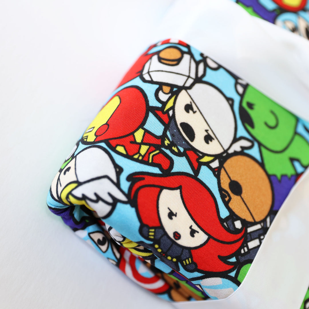 Little Snuggles Comic Heroes Bamboo Blanket