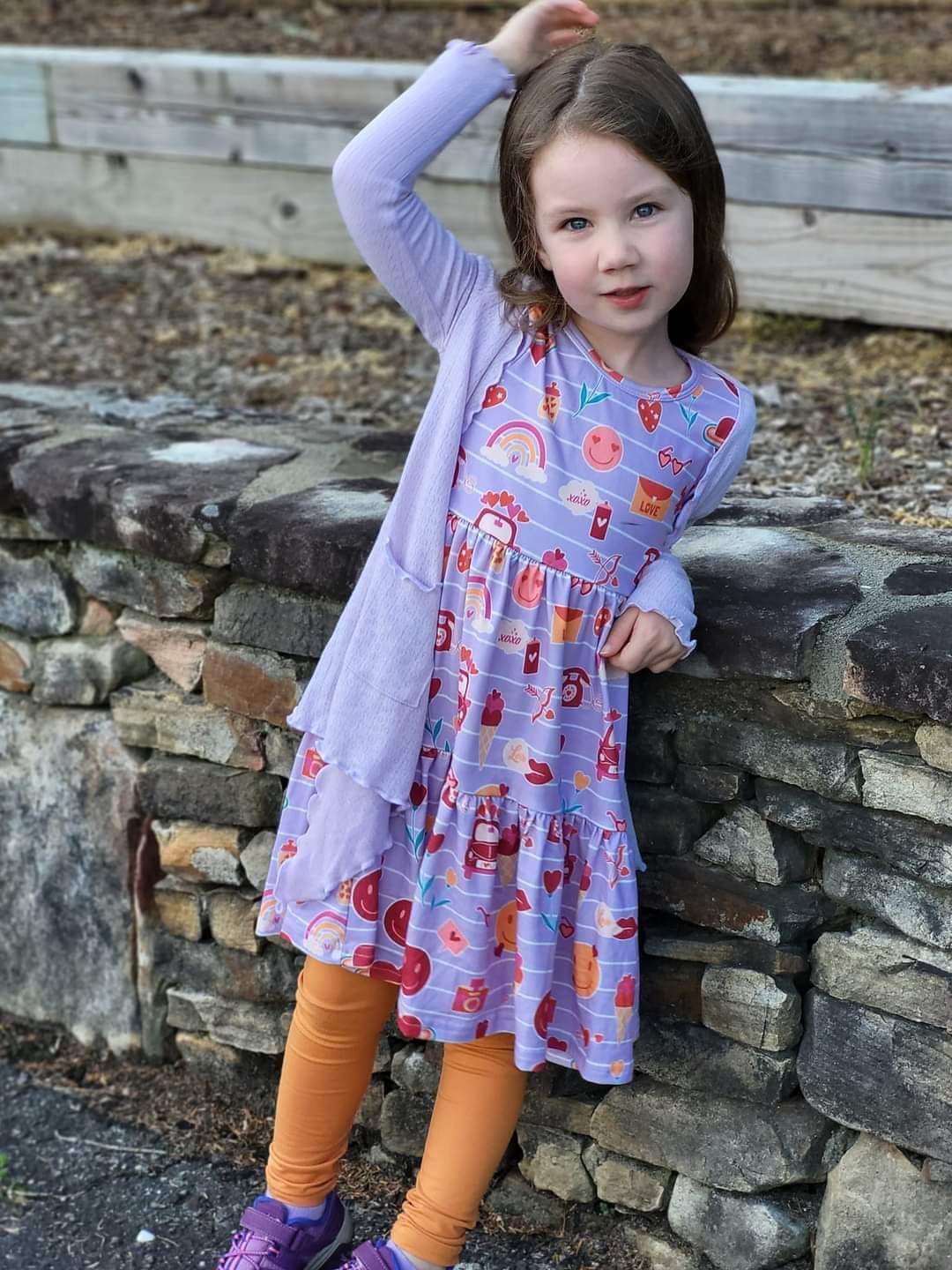 DotDotSmile Road Trip for Love Tier Dress