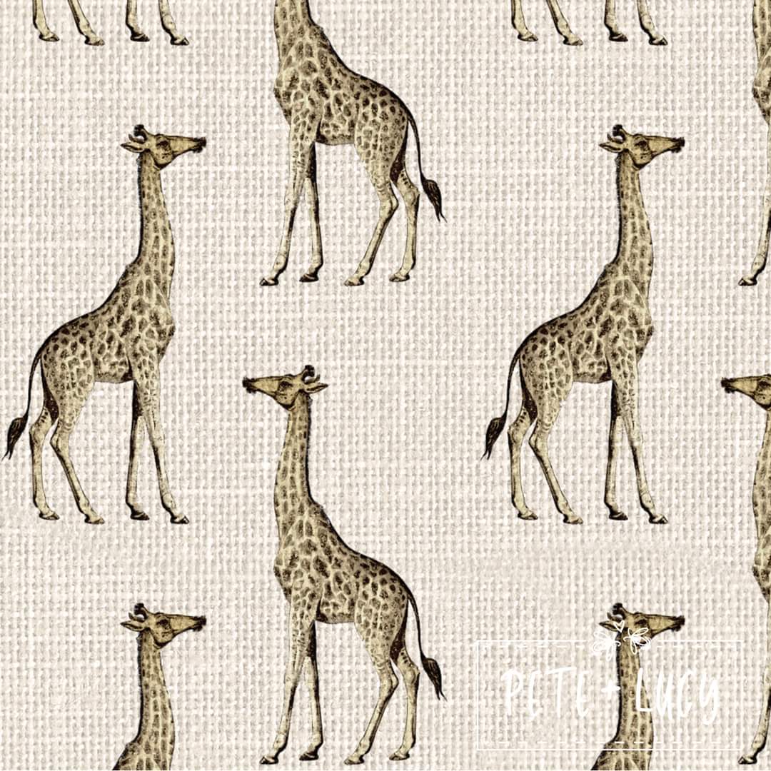 Pete + Lucy Tall as a Giraffe Minky Blanket