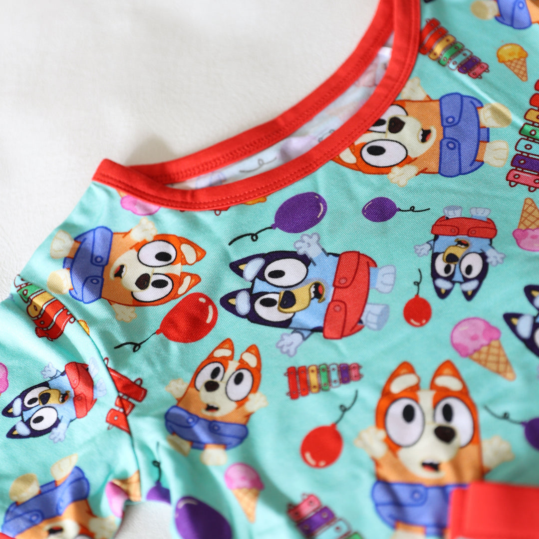 Little Snuggles Toy Pups Long-Sleeve Pajamas