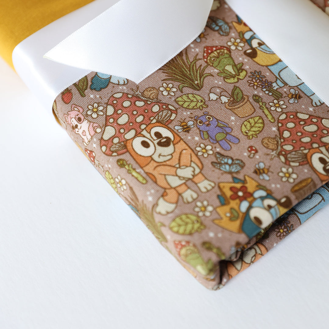 Little Snuggles Woodland Pups Bamboo Blanket