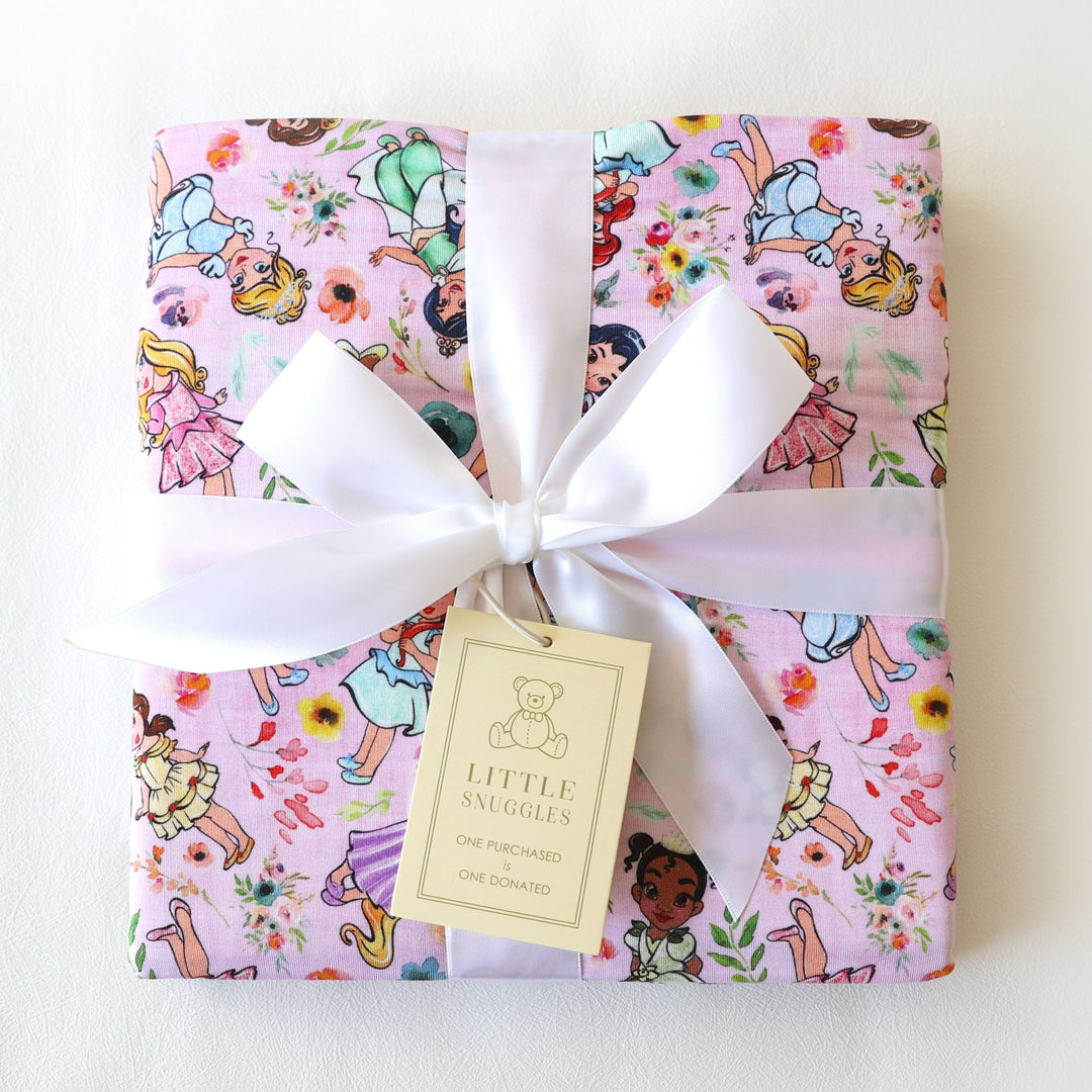 Little Snuggles Little Princess Bamboo Blanket