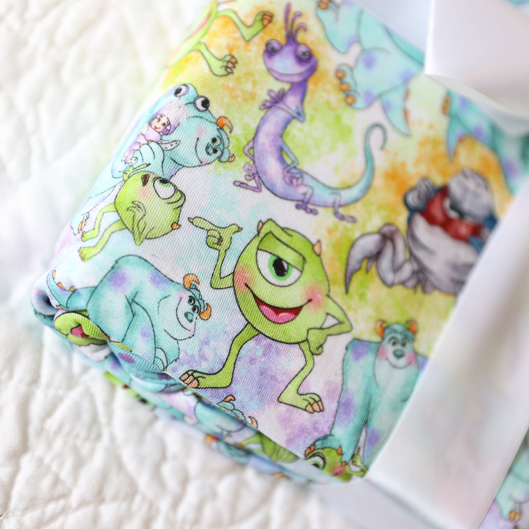 Little Snuggles Boo & Friends Bamboo Blanket