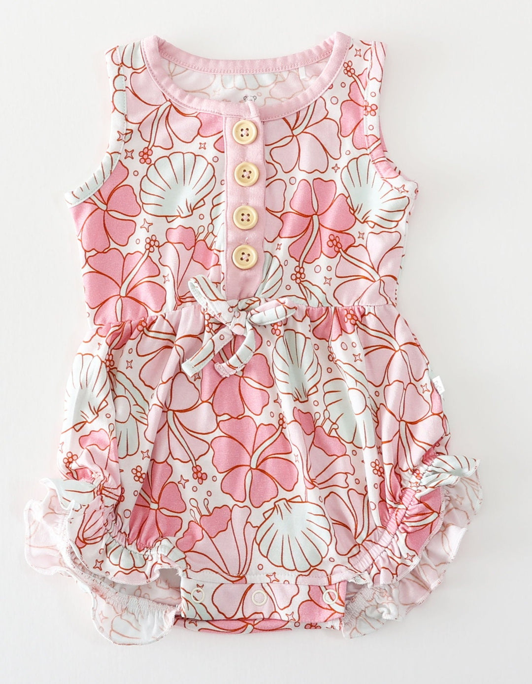 Little Snuggles Sea Garden Bamboo Bubble Romper