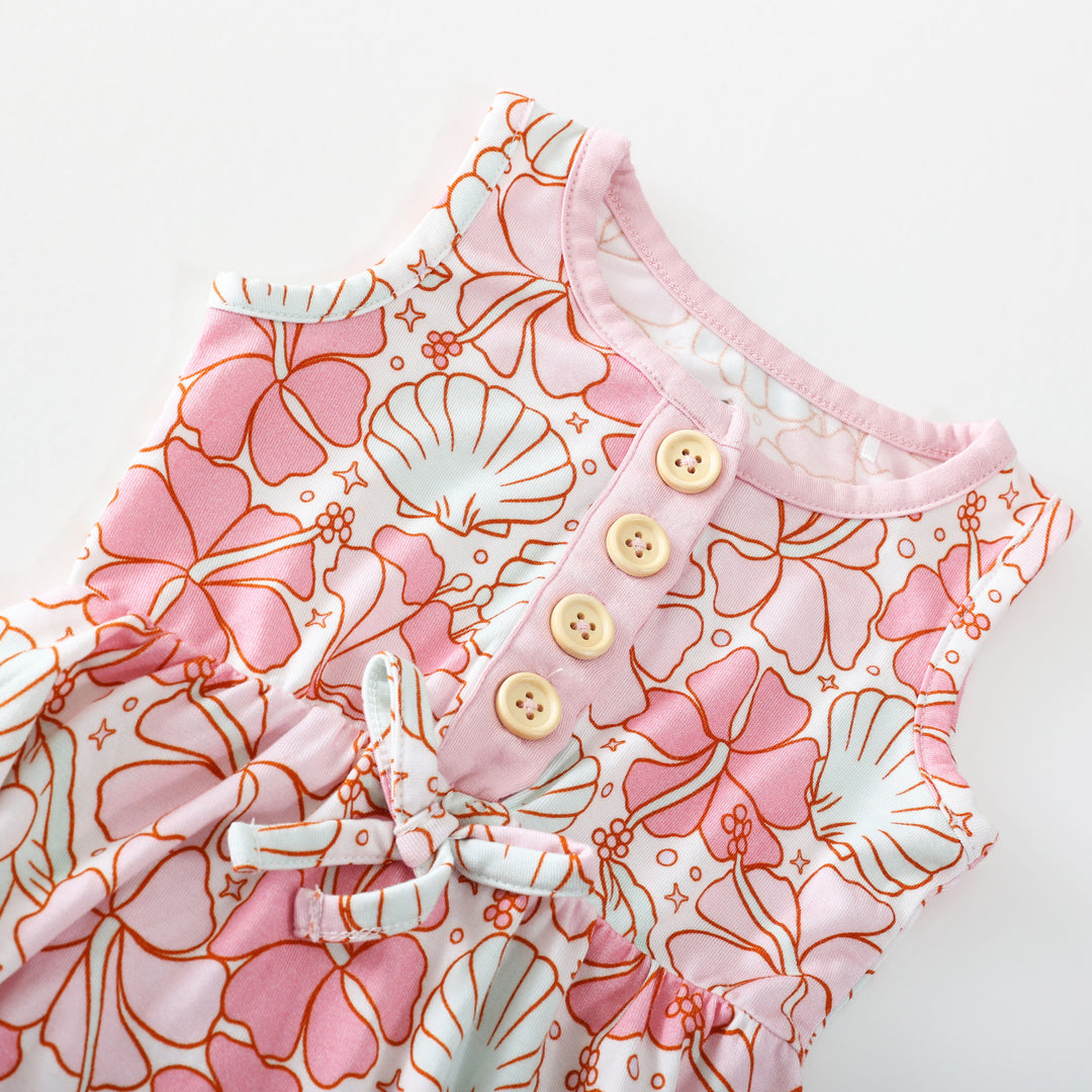 Little Snuggles Sea Garden Bamboo Bubble Romper
