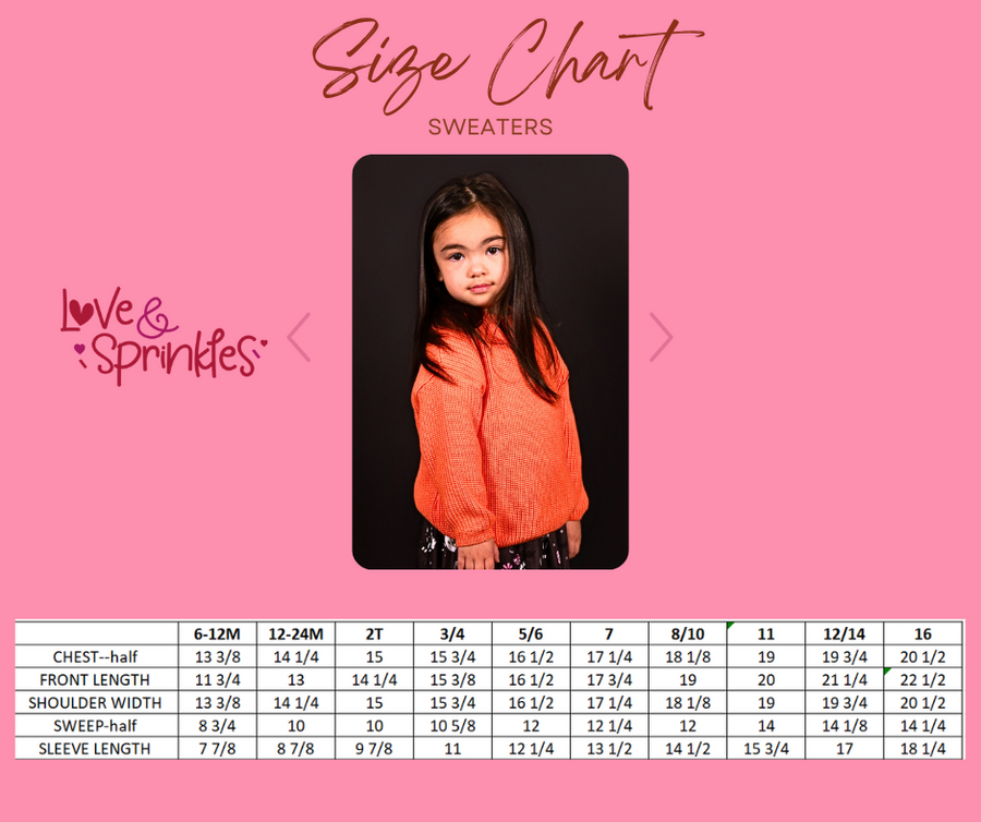 Love & Sprinkles Grape Jellybean Chunky Knit Sweater