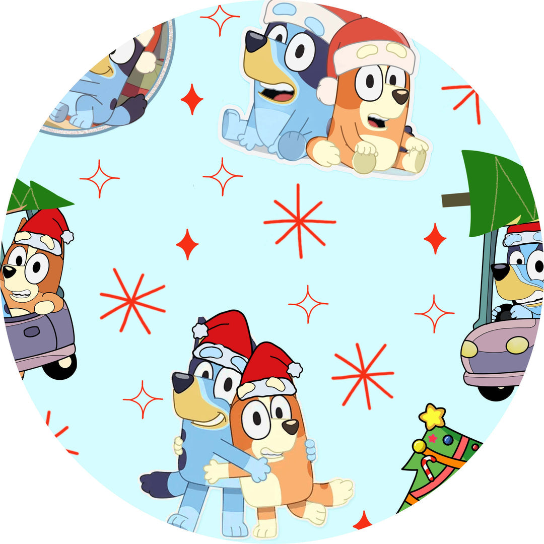 Little Snuggles Blue Christmas Pajamas