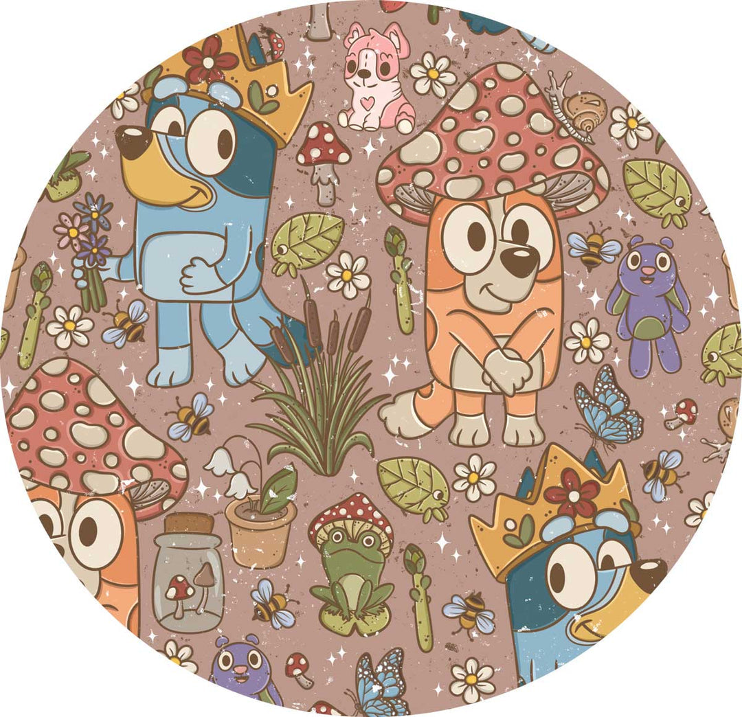 Little Snuggles Woodland Pups Bamboo Blanket