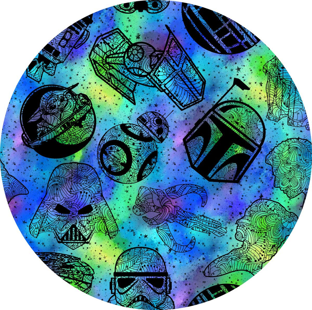 Little Snuggles Galaxy Wars Bamboo Blanket