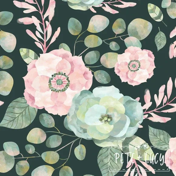 Pete + Lucy Sweet Emerald Minky Blanket