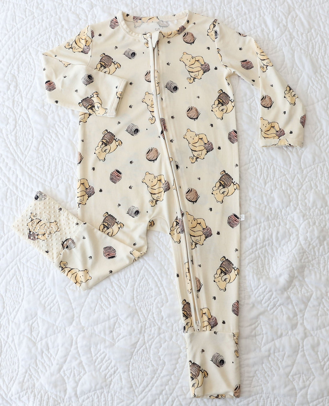 Little Snuggles Honey Pot Bamboo Zippy Baby Romper