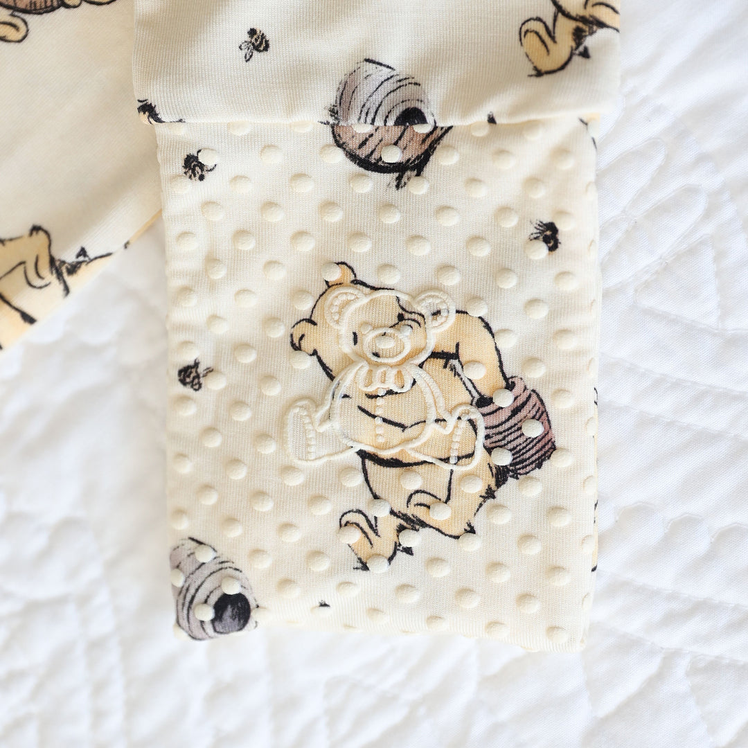 Little Snuggles Honey Pot Bamboo Zippy Baby Romper