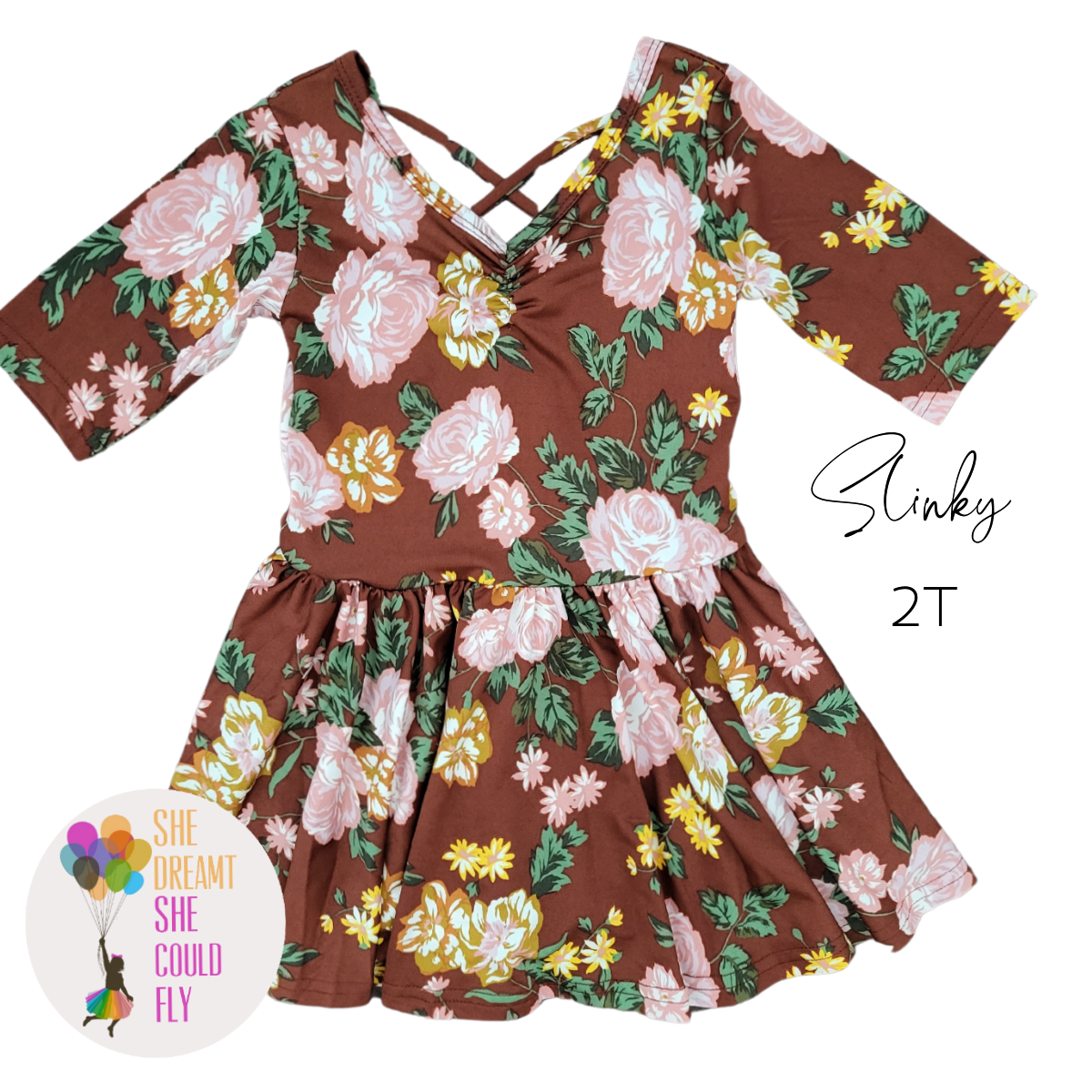 DotDotSmile Meet Me by the Garden Roses Ballerina Dress
