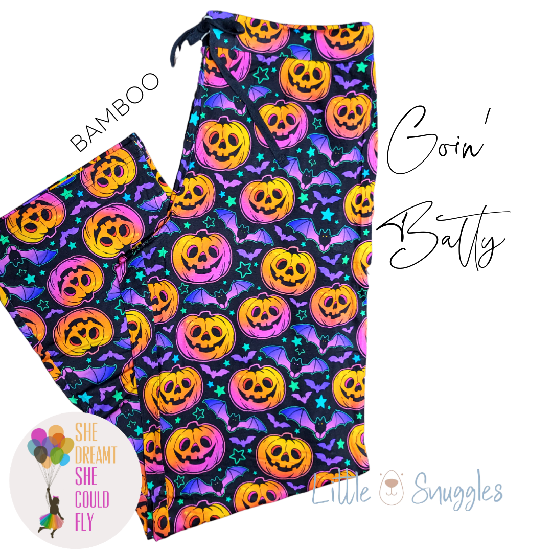 Little Snuggles Goin' Batty Adult Lounge Pants