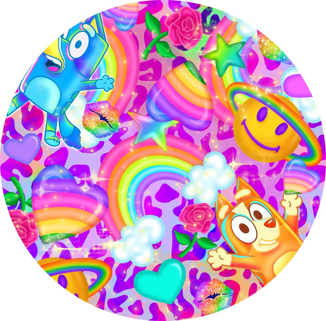 Little Snuggles Retro Pups Bamboo Blanket