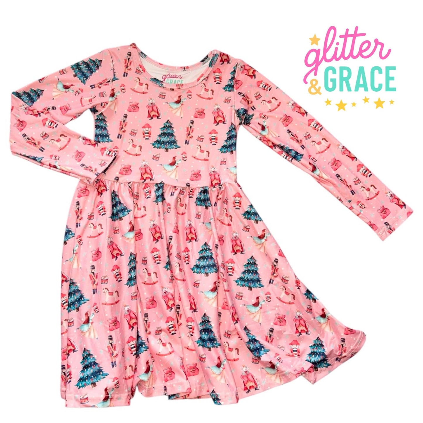 Nutcracker Dreams Long-Sleeve Dress