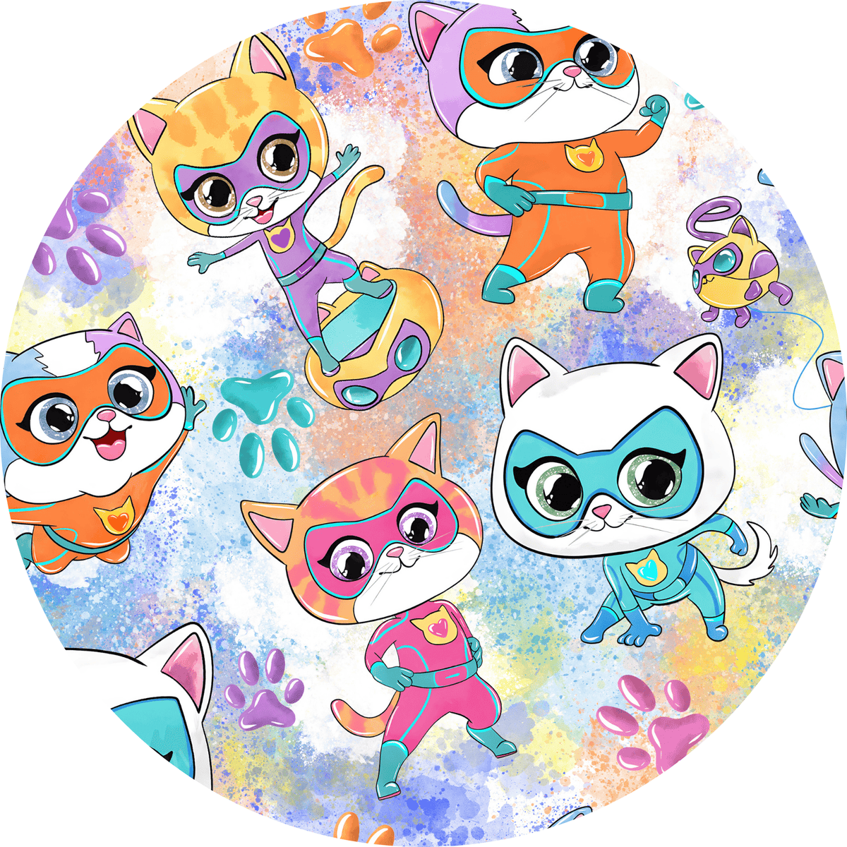 Little Snuggles Kitty Power Long-Sleeve Pajamas