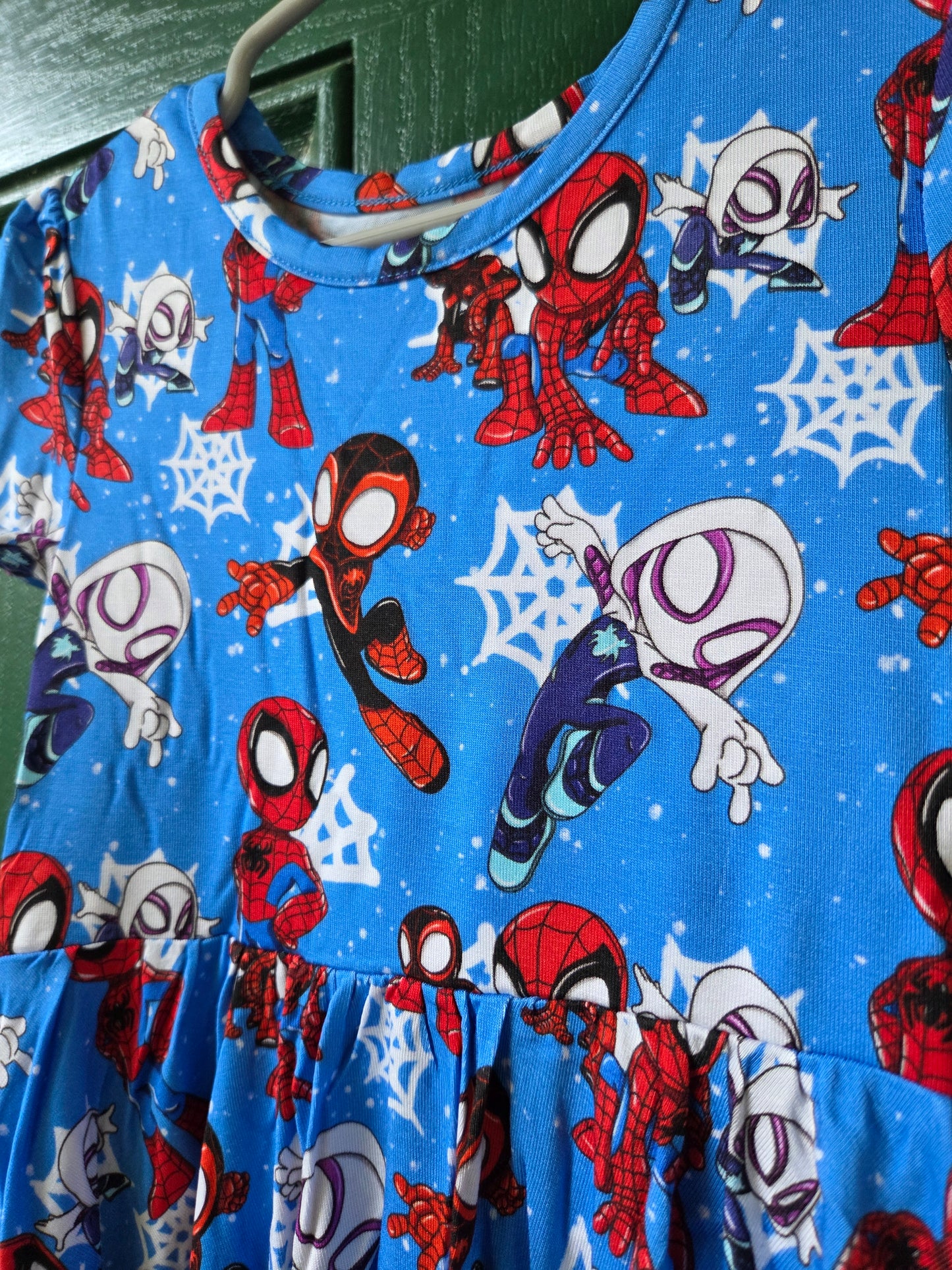 Little Snuggles Spidey Bamboo Dress