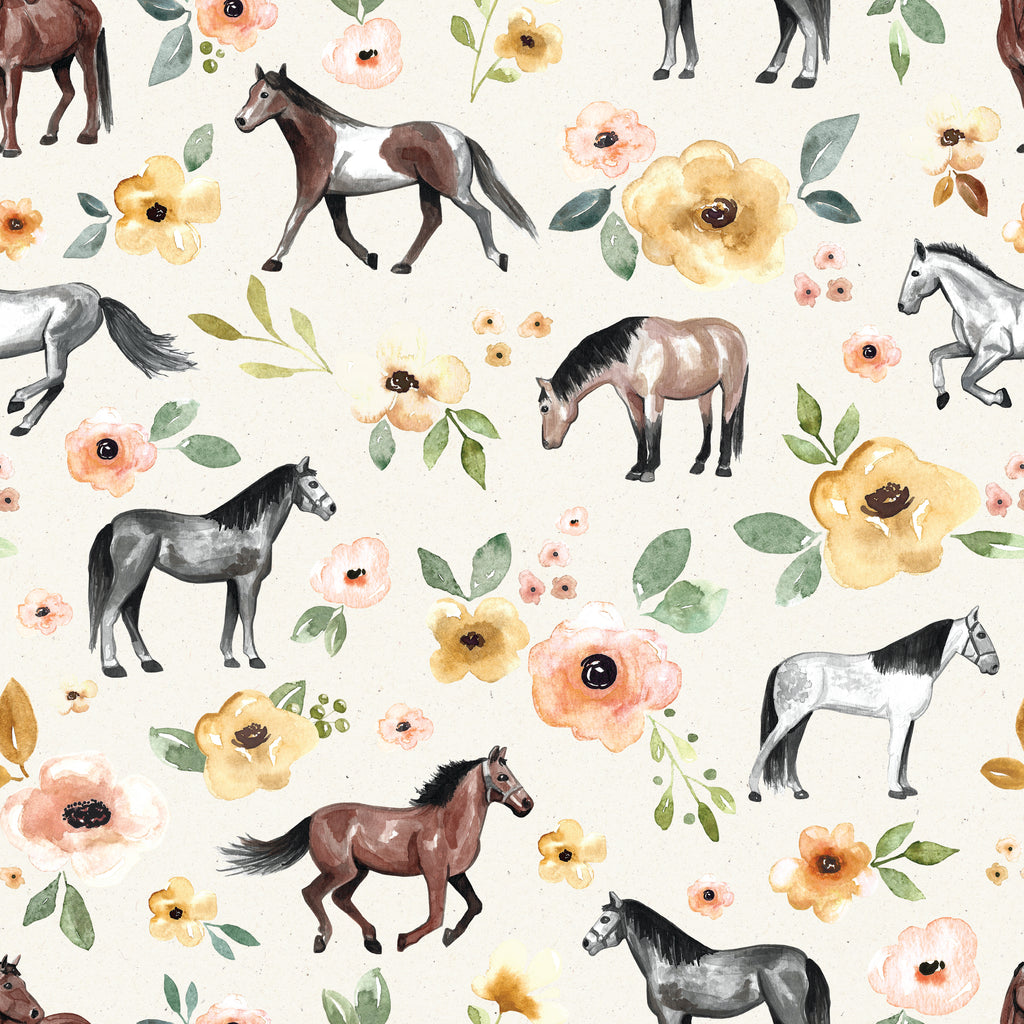 Little Snuggles Golden Horses Pajamas
