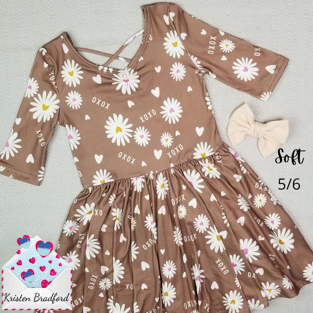 DotDotSmile You Mocha Me Daisy Ballerina Dress