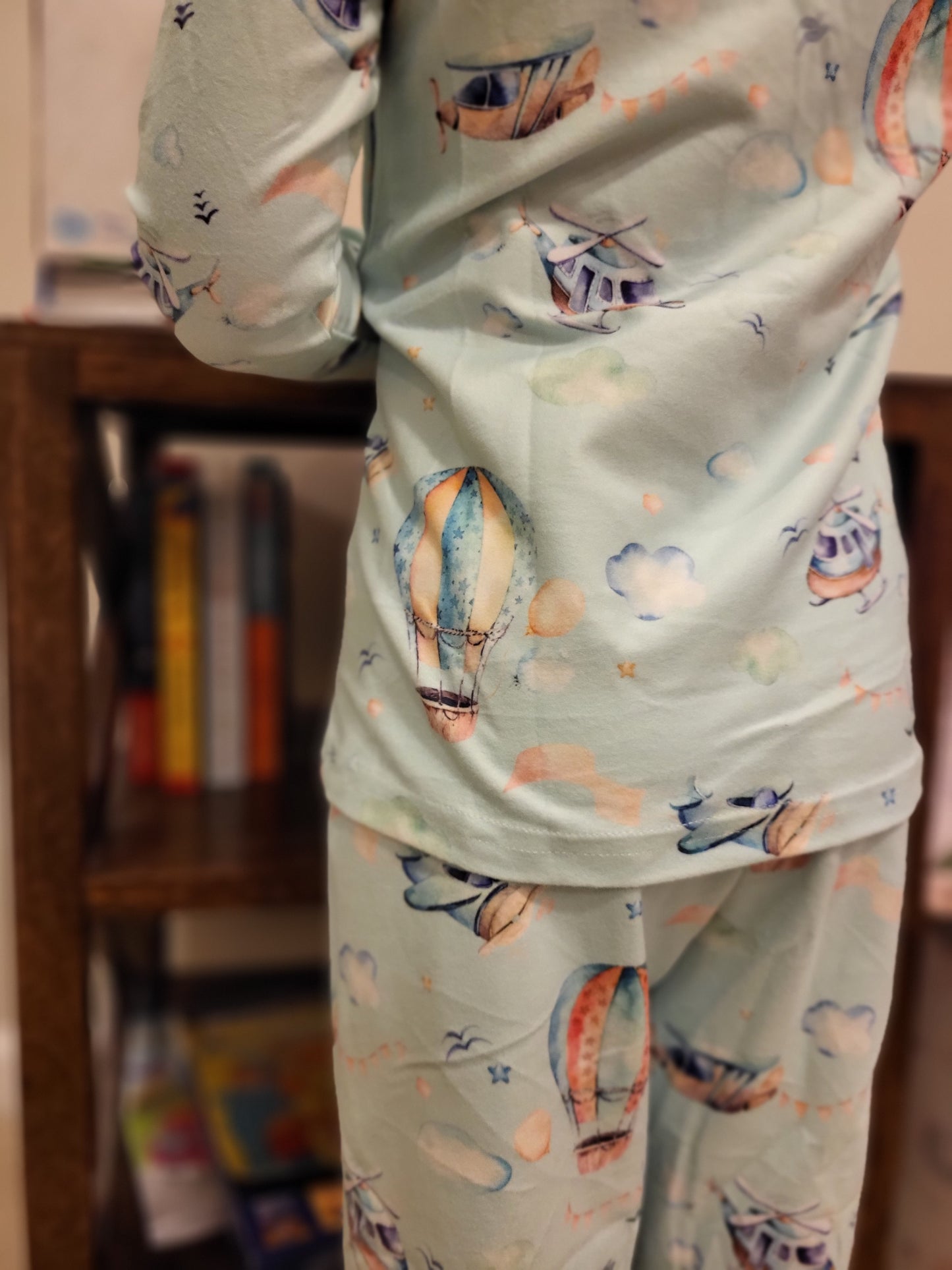 Charlie's Project Airy Clouds Long Sleeve Pajamas