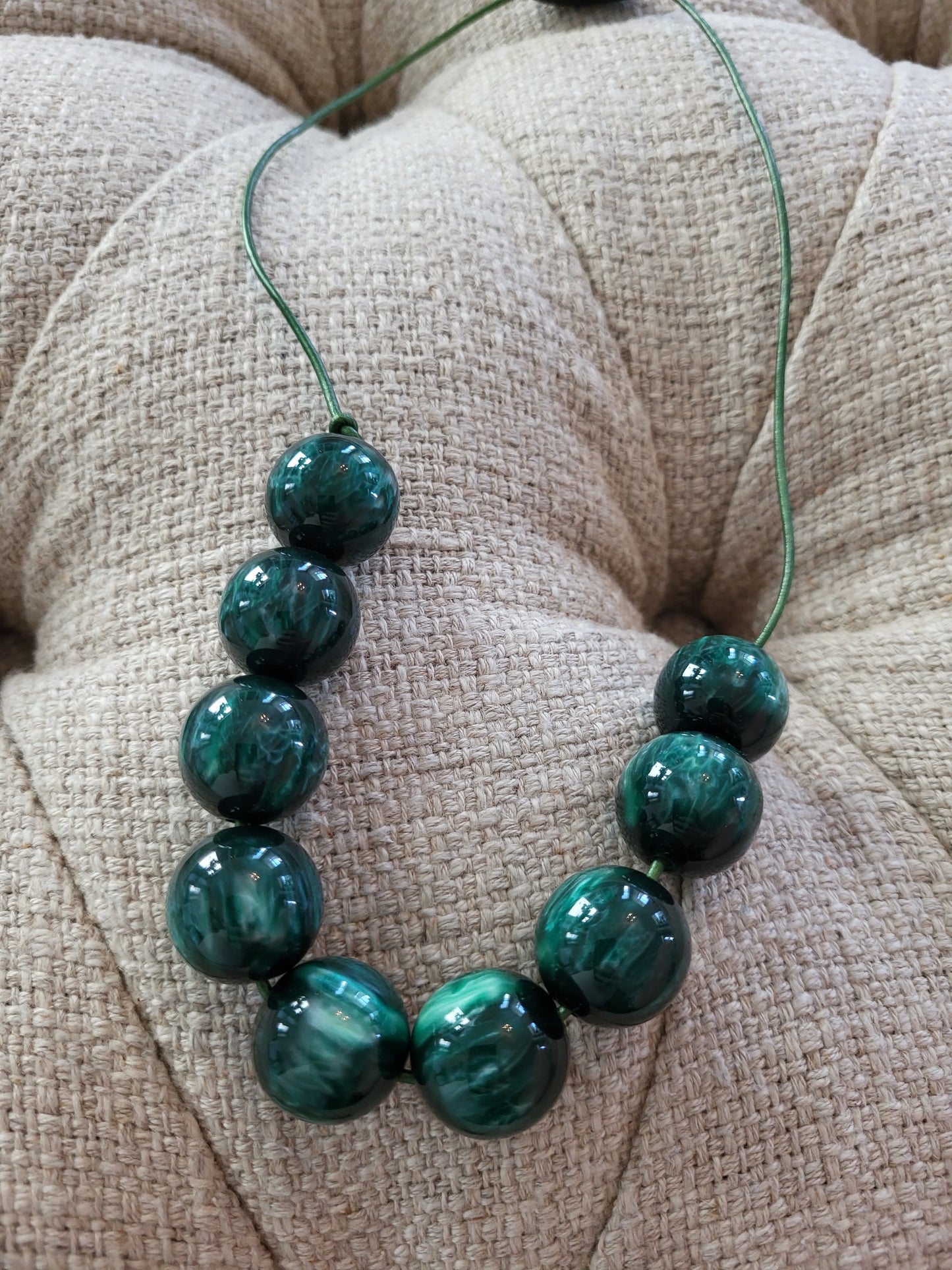 She Dreamt She Could Fly Emerald City Bubblegum Necklace