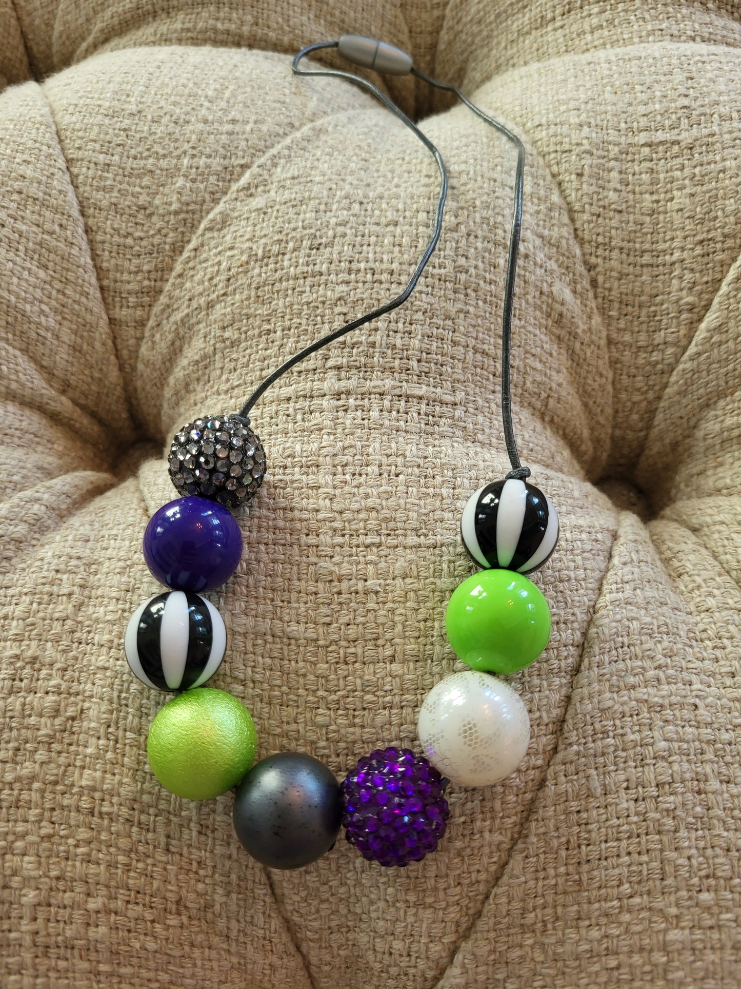 She Dreamt She Could Fly Beetlejuice Bubblegum Necklace