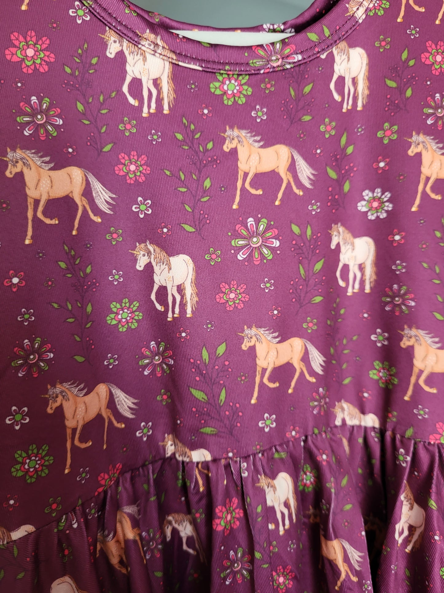 Charlie's Project Galloping Dreams Short-Sleeve Hugs Twirl Dress