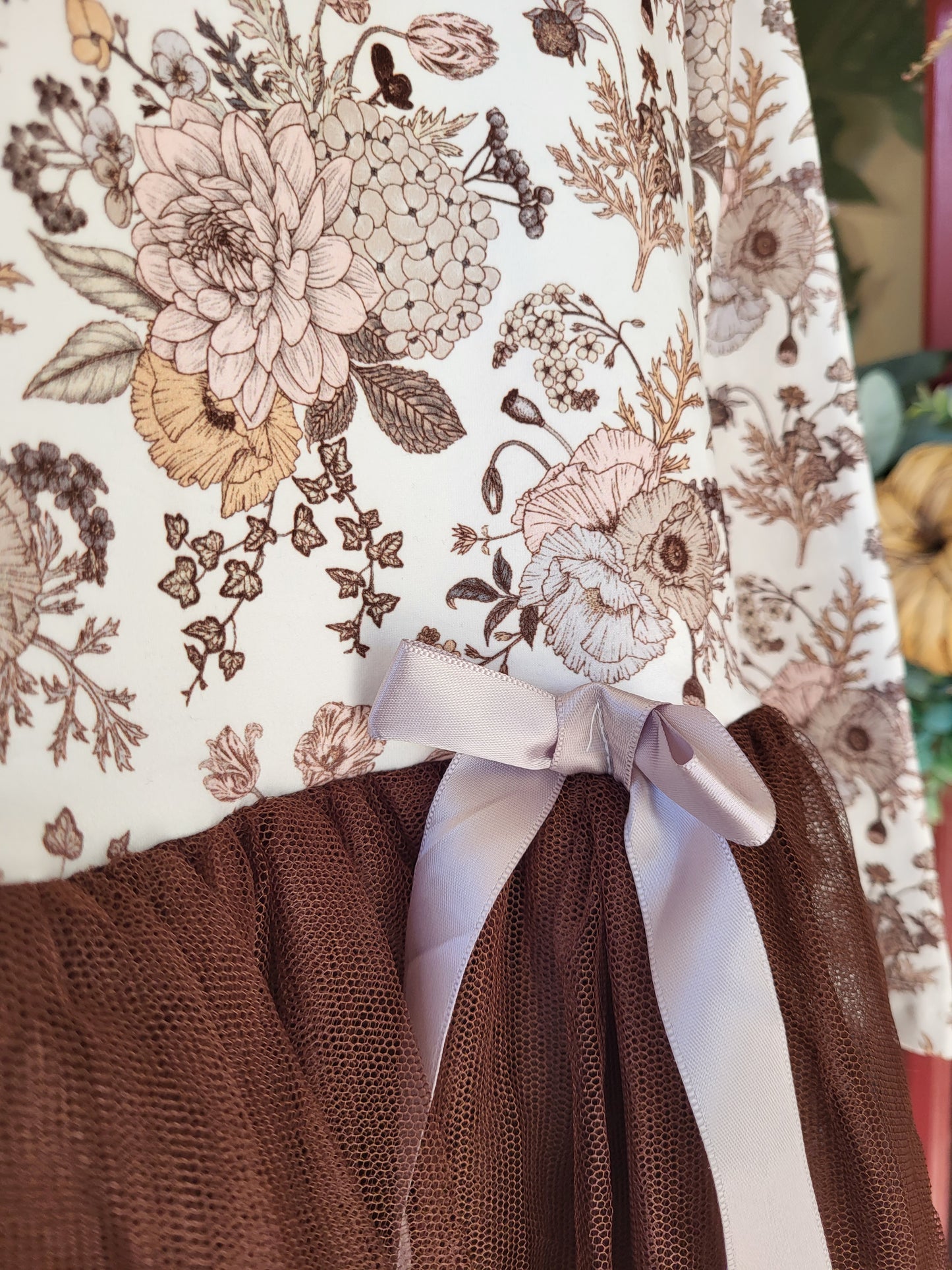 Pete + Lucy Fall Bouquet Tulle Dress