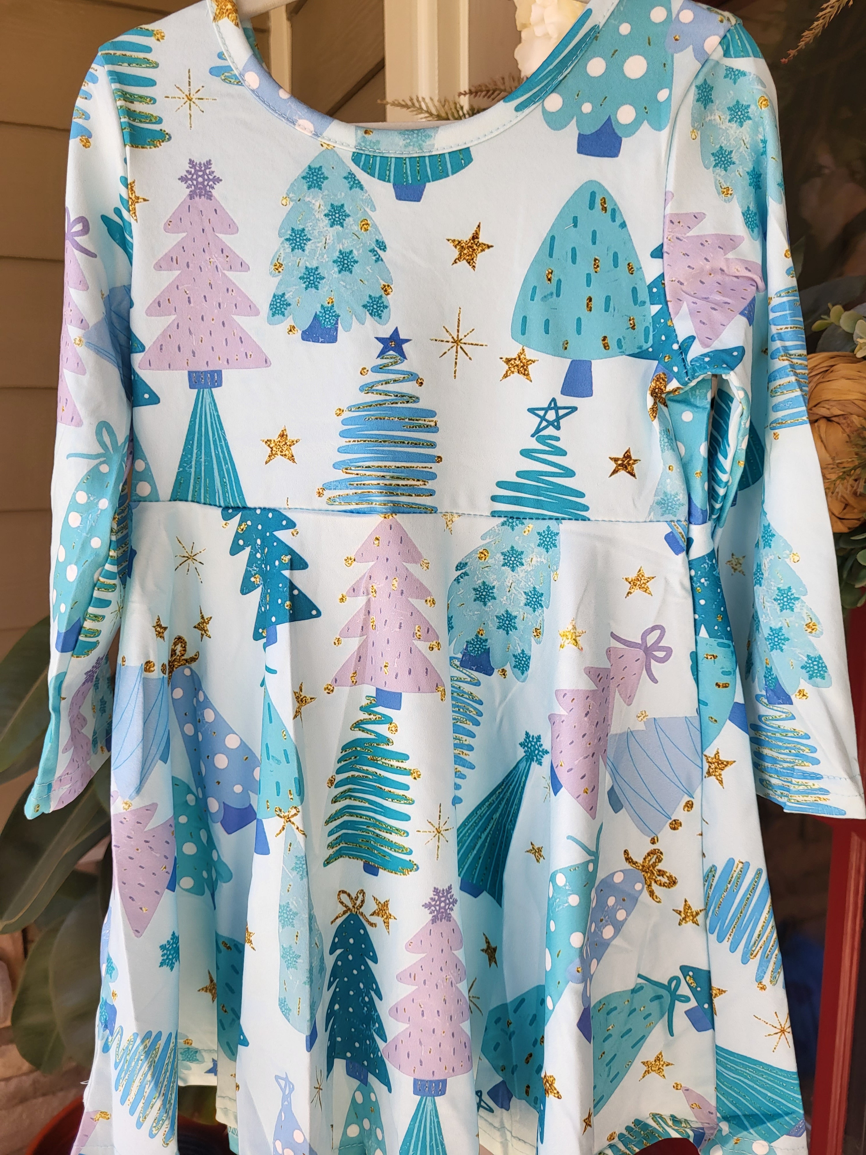 Blue Christmas Dress – She Dreamt She Could Fly