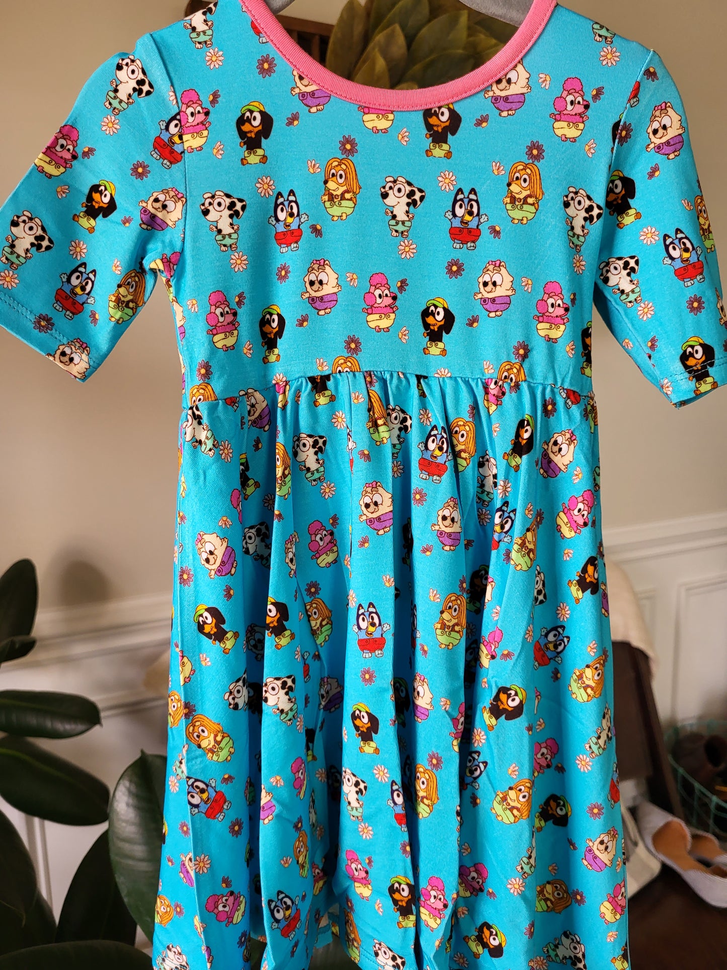 Little Snuggles Feelin' Bluey Bamboo Dress