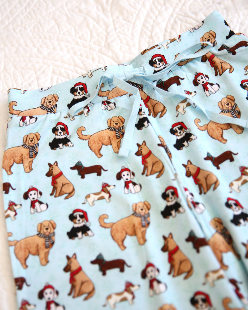 Little Snuggles Snow Dogs Adult Lounge Pants