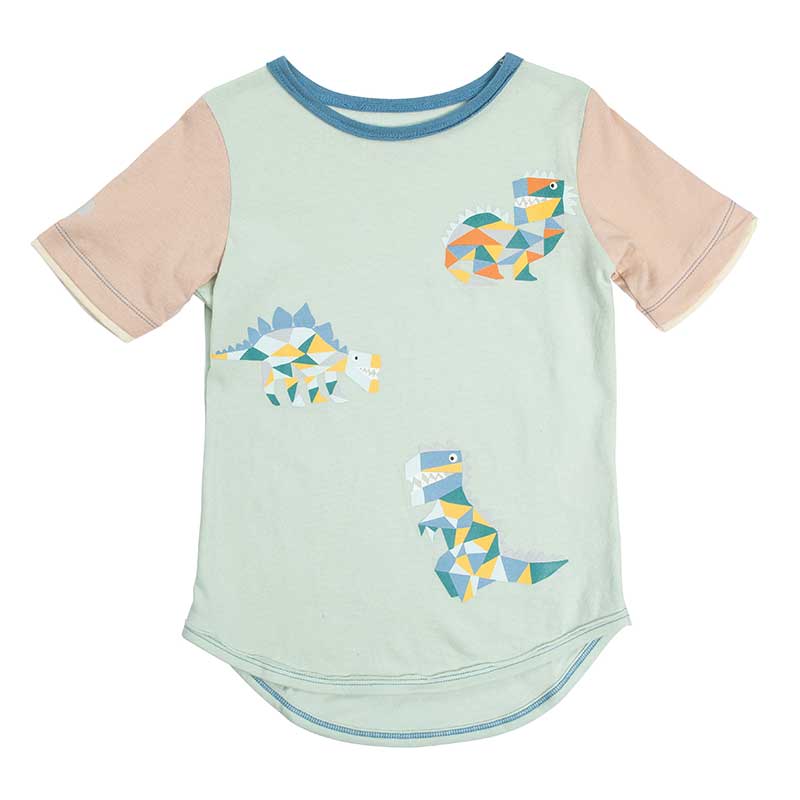 DotDotSmile Geometric Dinos Boy's T-Shirt