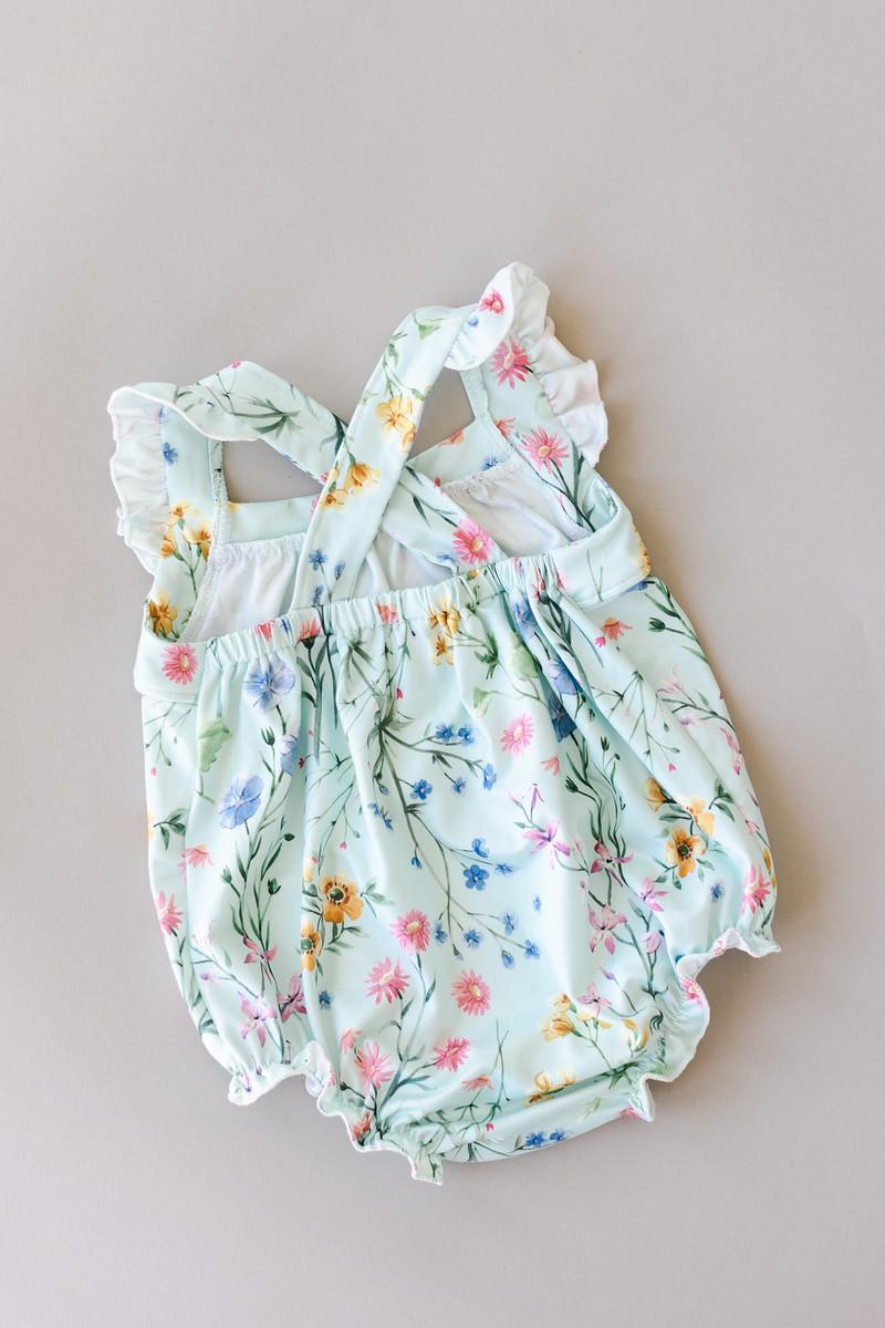 Mila & Rose Wild Woods Ruffle Strappy Romper