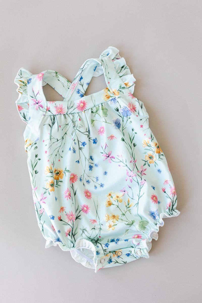 Mila & Rose Wild Woods Ruffle Strappy Romper