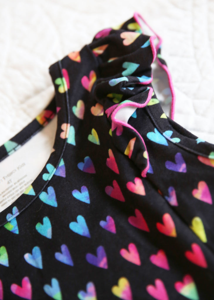 Charlie's Project Girls Just Want to Have Fun Flutter Sleeve Pajamas