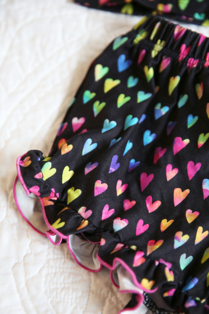 Charlie's Project Girls Just Want to Have Fun Flutter Sleeve Pajamas