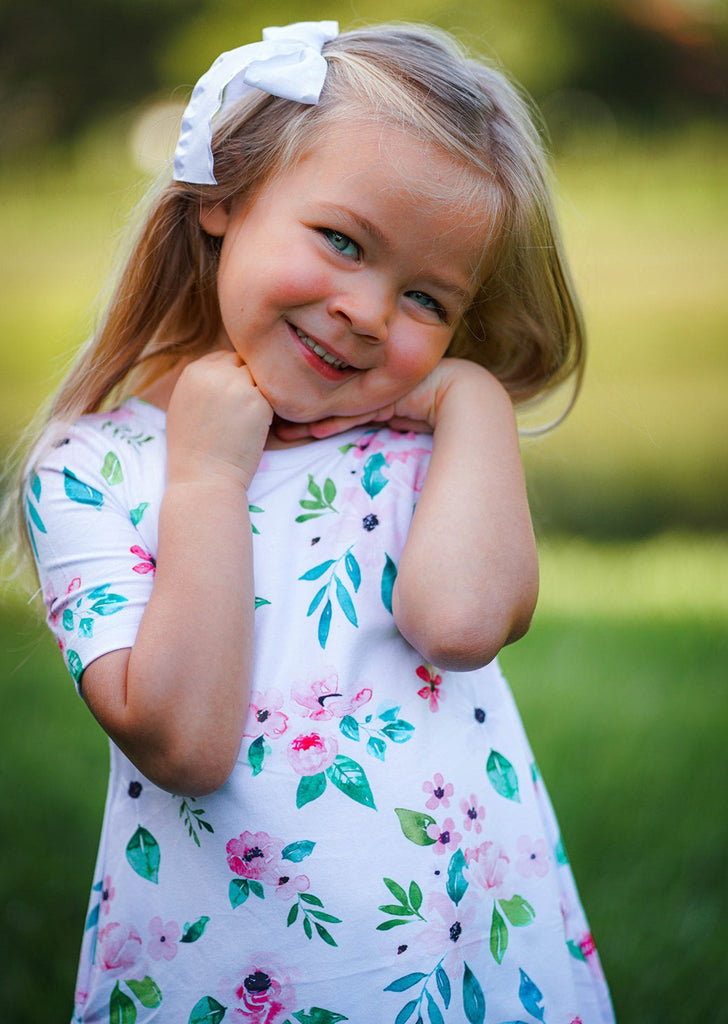 Charlie's Project Precious Rose Petals T-Shirt Dress