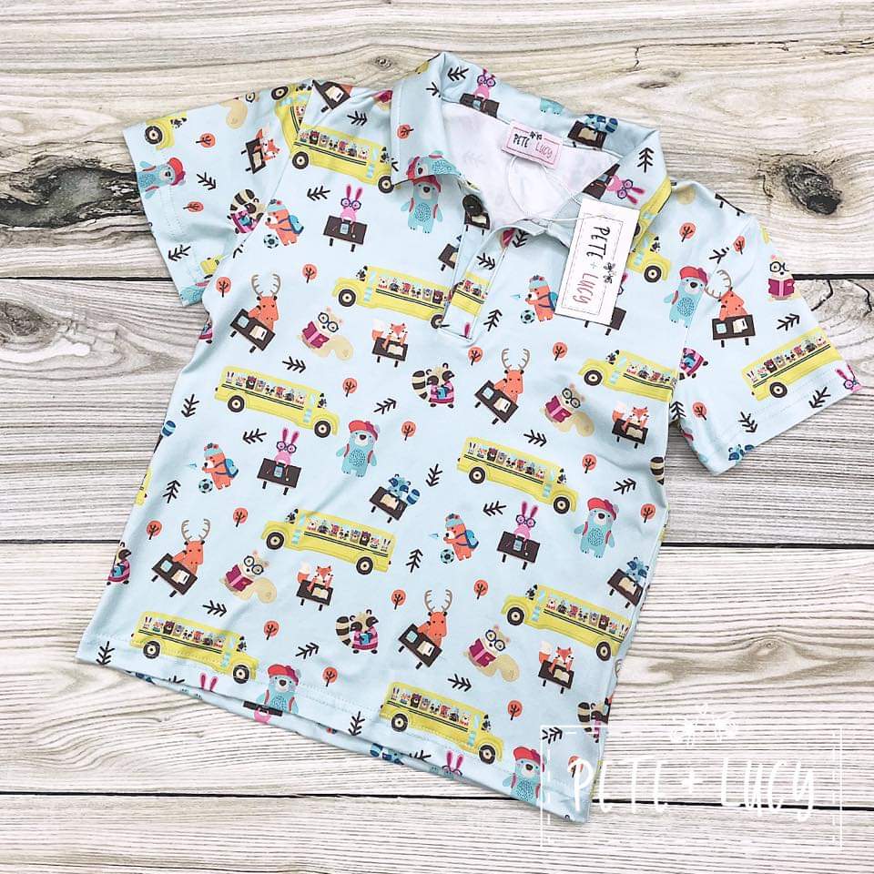 Pete + Lucy Back to School Boy's Shirt