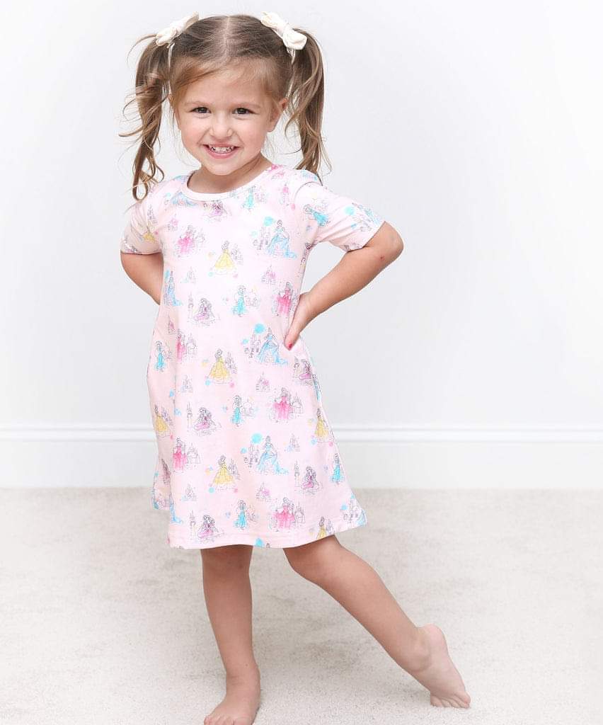 Charlie's Project Princess Castles T-Shirt Dress