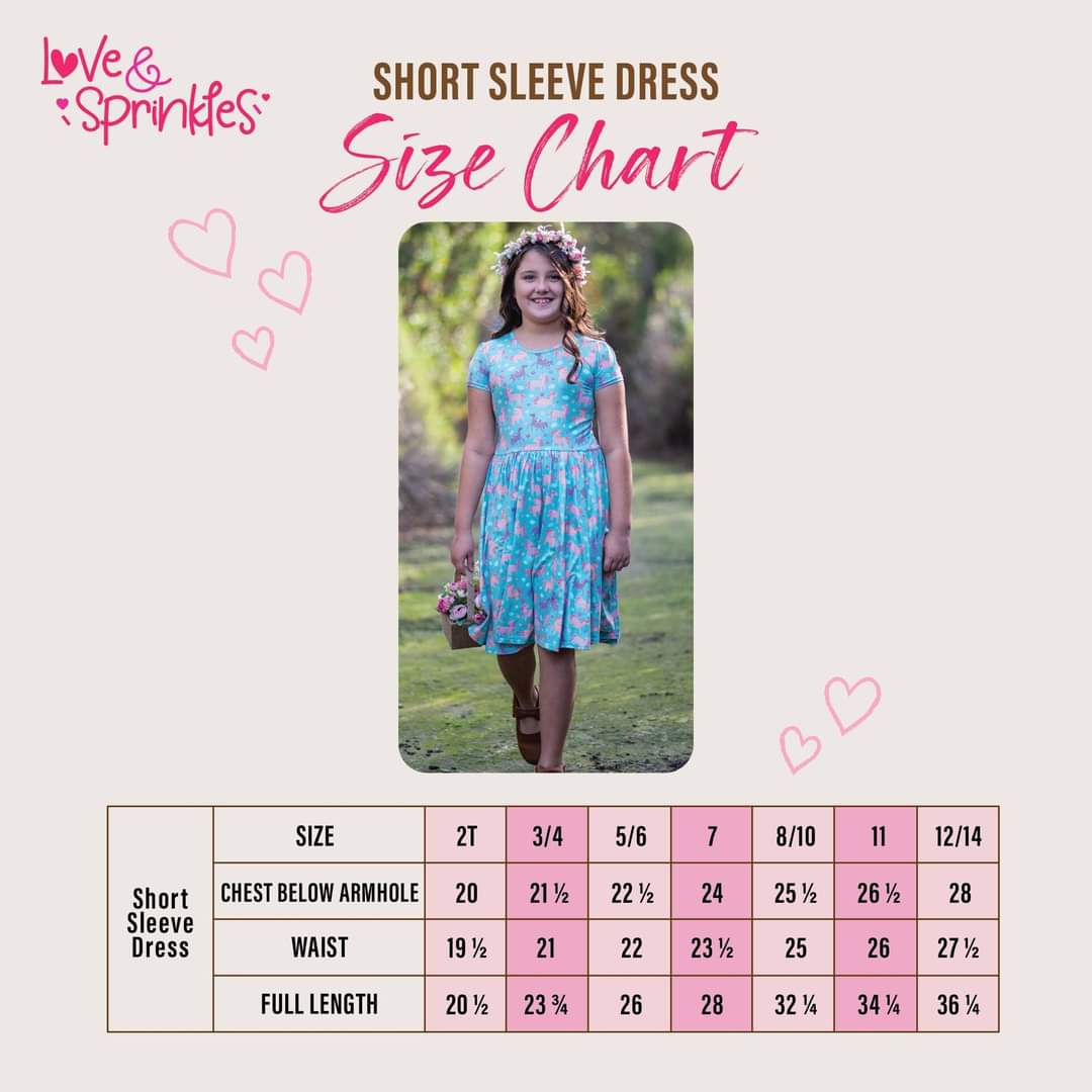 Love & Sprinkles Mermaid Bliss Short-Sleeve Dress