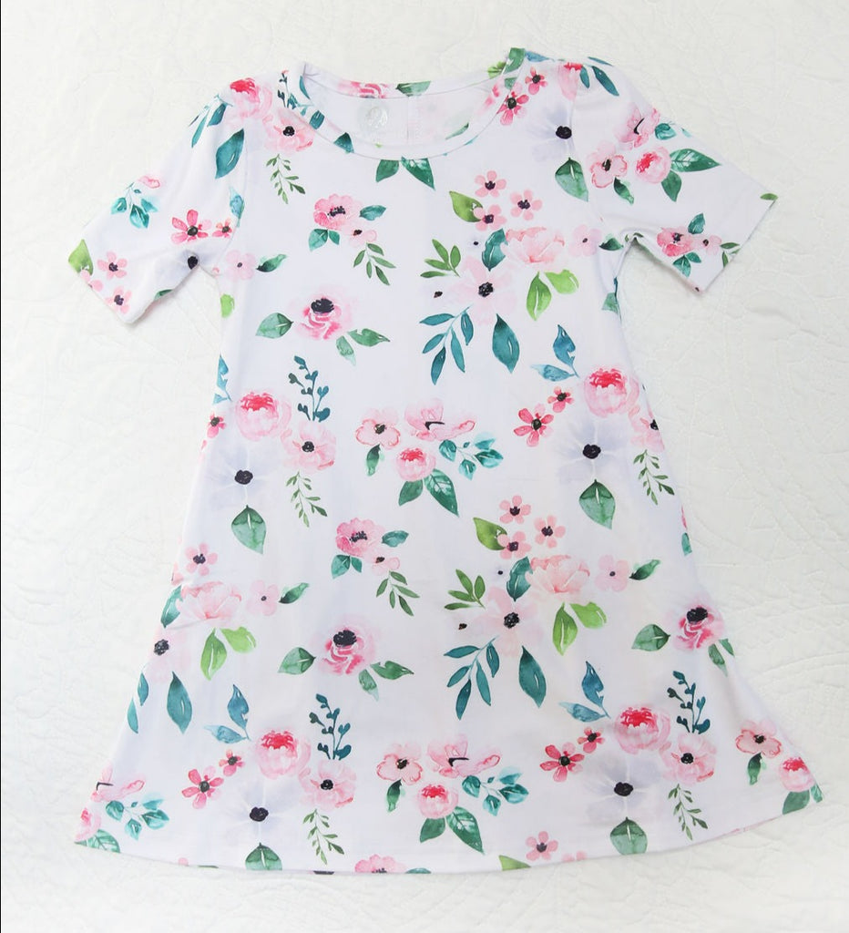 Charlie's Project Precious Rose Petals T-Shirt Dress