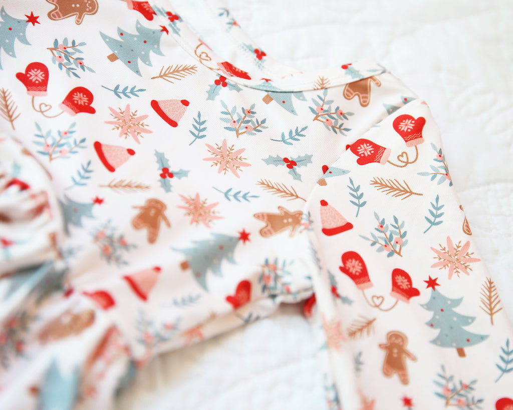 Charlie's Project Precious Traditions Long-Sleeve Hugs Twirl Dress
