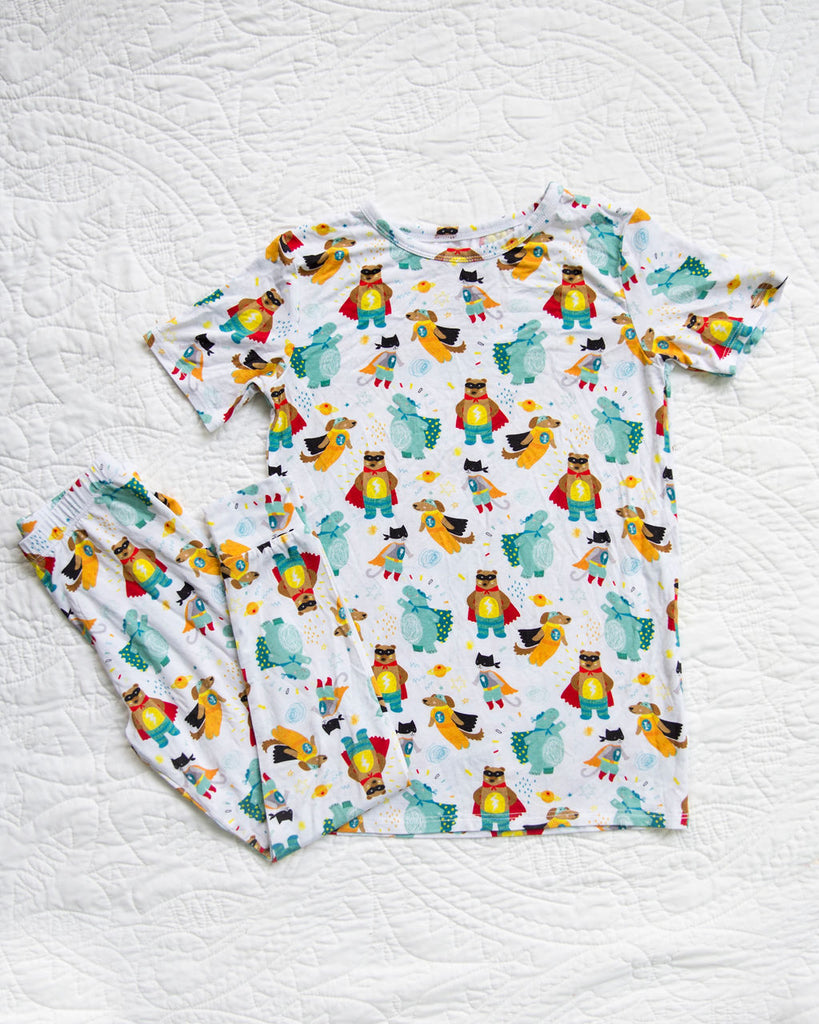 Little Snuggles Super Heros Pajamas