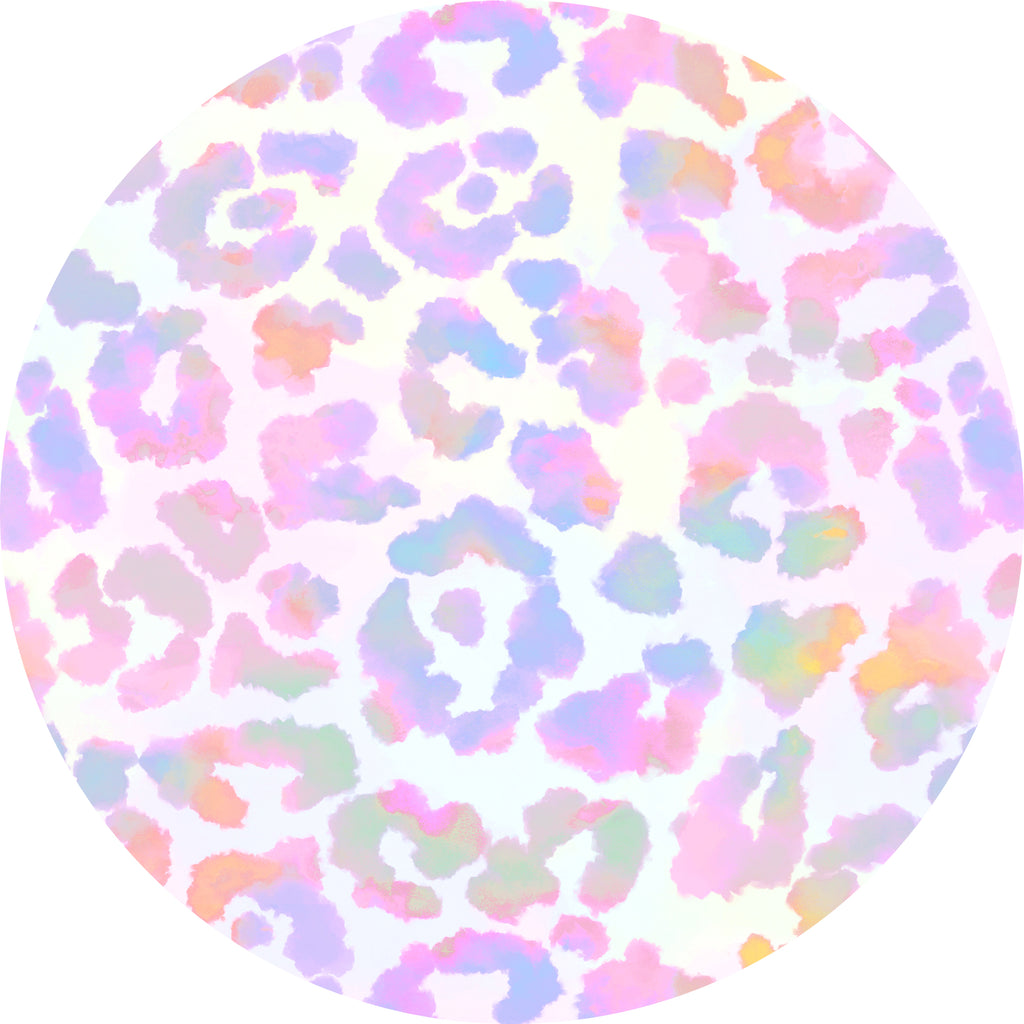 Charlie's Project Opal Leopard Short Sleeve Hugs Twirl Dress