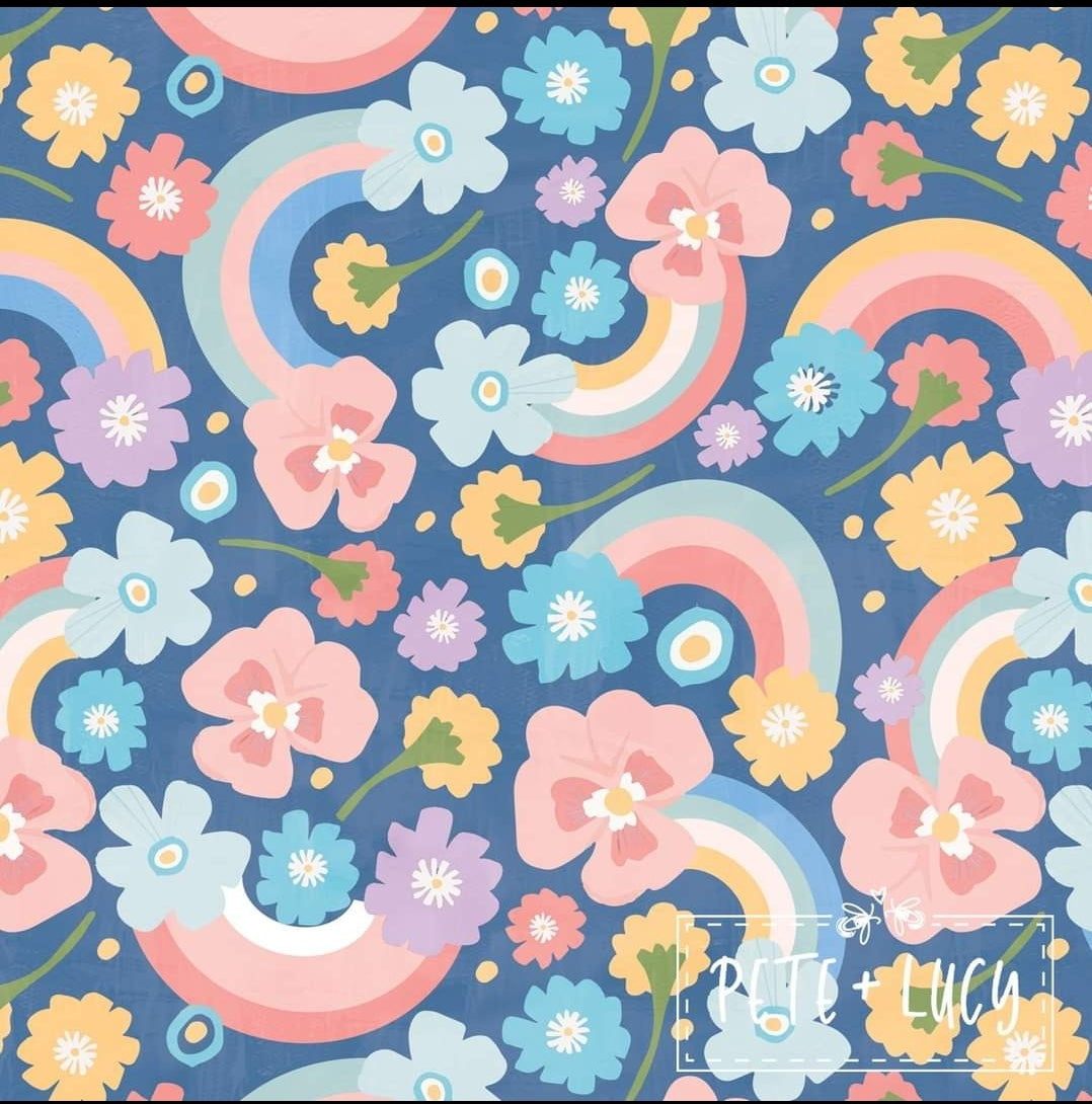 Pete + Lucy Rainbow Bright Capri Set