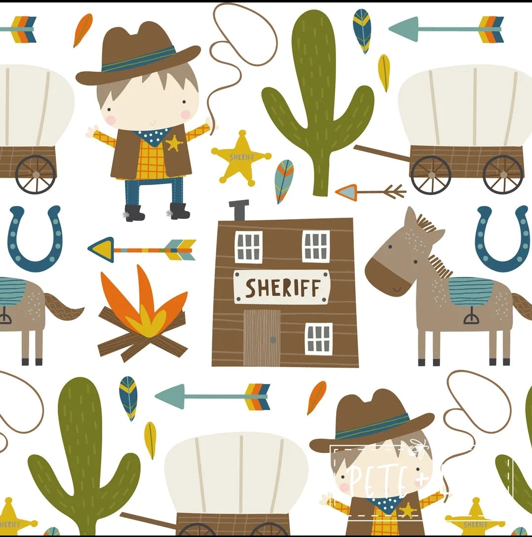 Pete + Lucy New Sheriff in Town Boy's Shirt