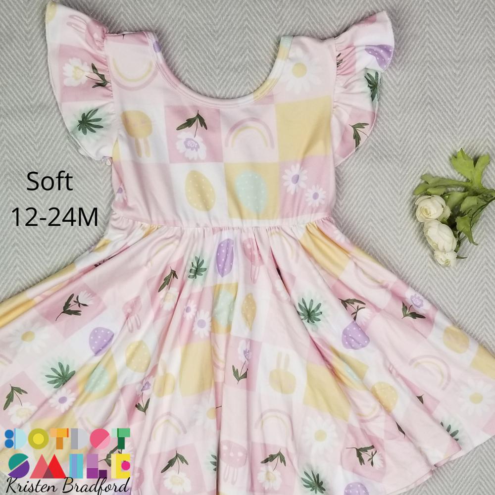 DotDotSmile Pastel Easter Goodies Empire Dress